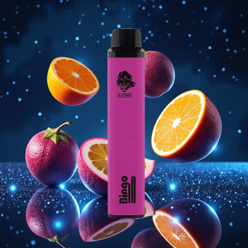 Aivono AIM BINGO 4000 Puffs 10 mL 1000mAh Apelsin-Passioniguava Ühekordne Vape