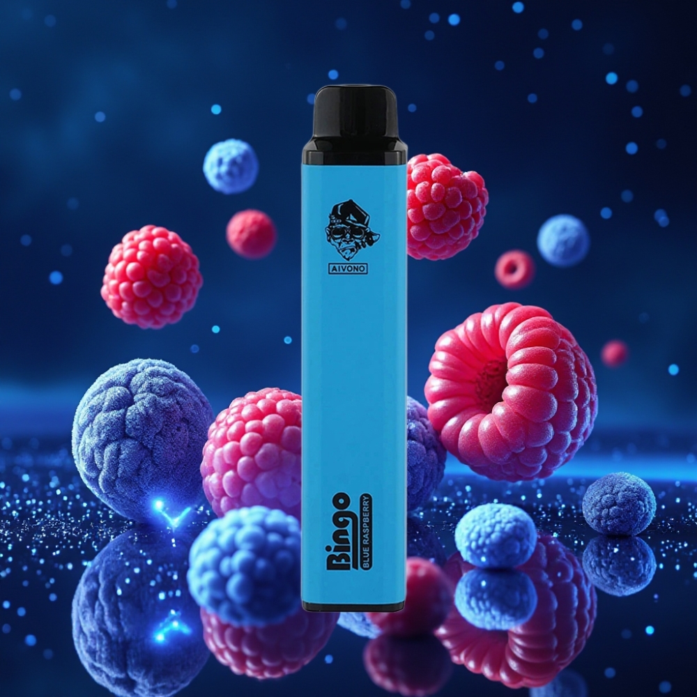 Aivono AIM BINGO 4000 Puffs Ühekordne Vape Sinised Vaarikad (10mL, 1000mAh)