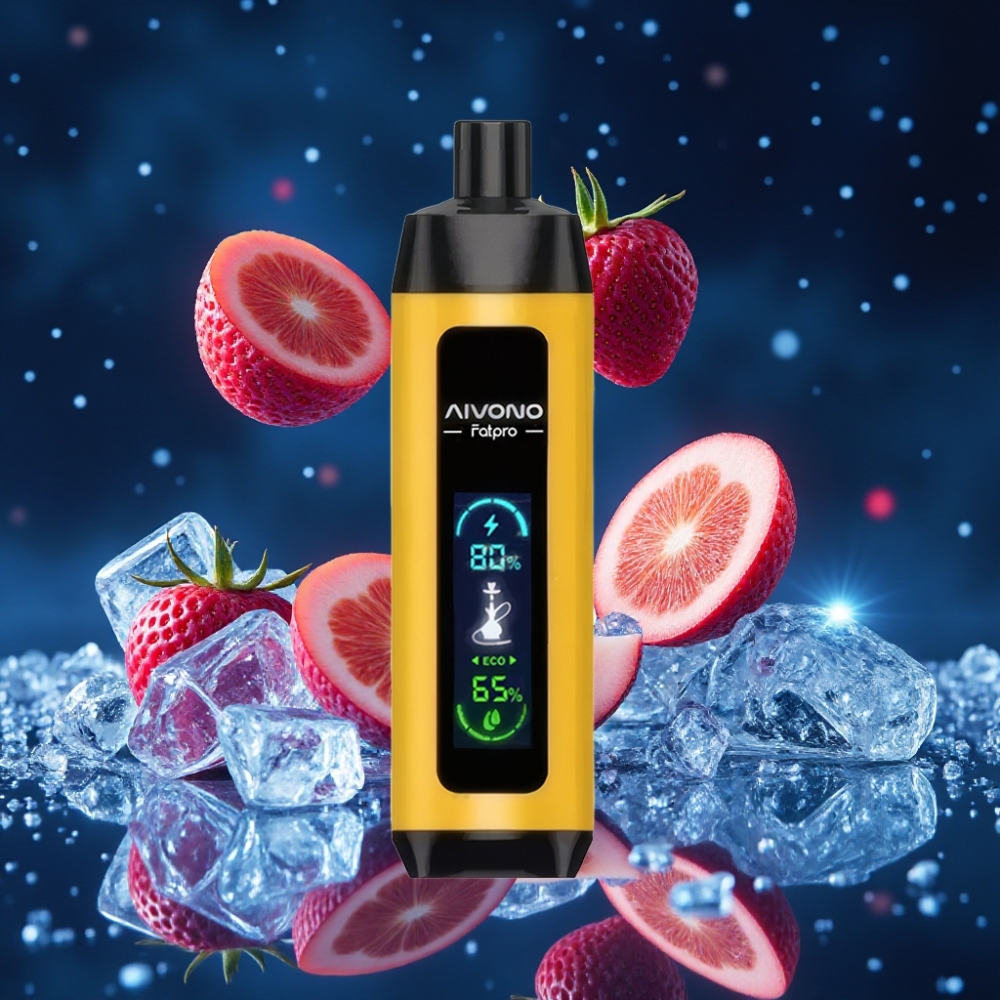 Aivono Aim Fatpro 22000 Puffs Ühekordne Vape Mahe Jää (Lush Ice) 28ml 600mAh 0.6 ohm Mesh Coil
