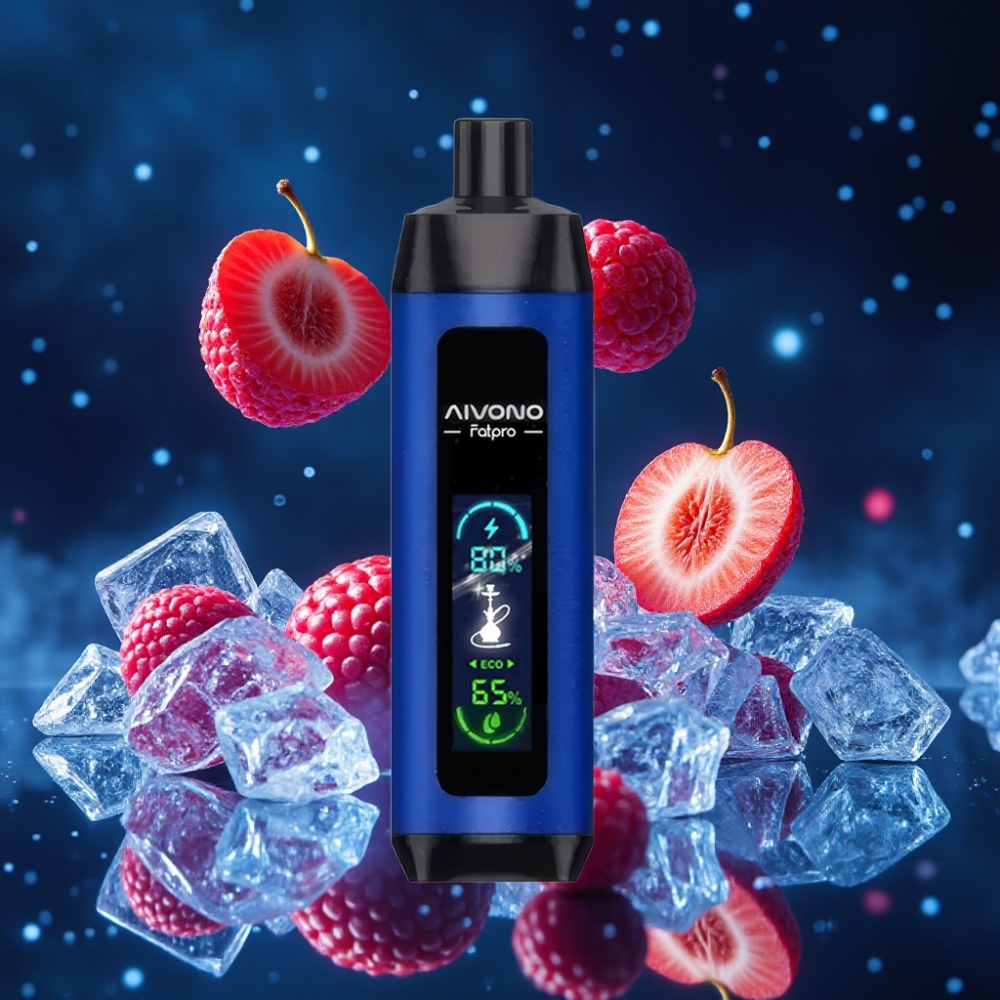 Aivono Aim Fatpro 22000 Puffs Ühekordne Vape Marja Jää 0.6 ohm Mesh Coil 600mAh Taaskasutatav Dual Modes Eco/Boost