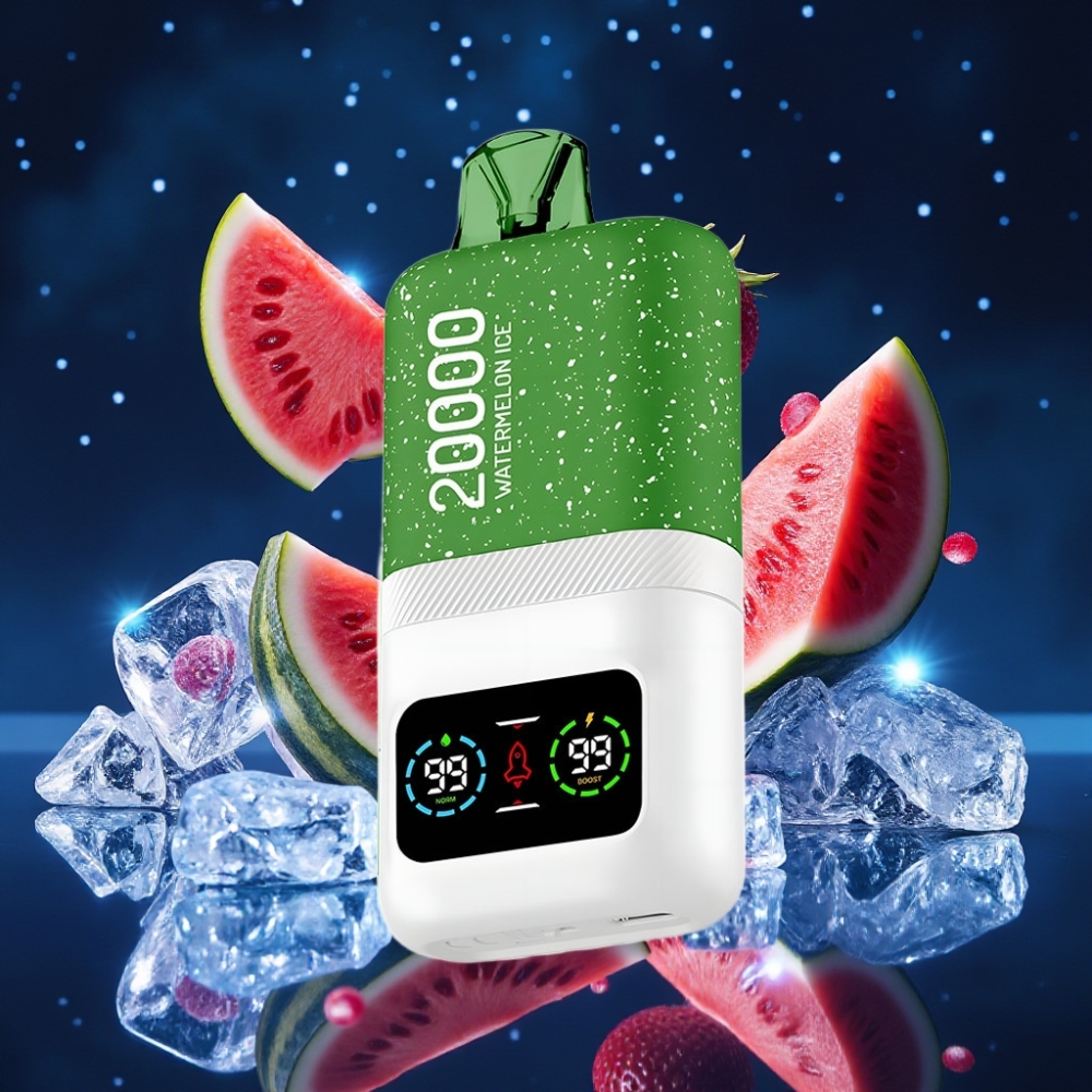 Aivono AIM MAGIC 20000 Põhku Ühekordne Vape Vesimelonijää, 26ml, Dual Mesh Coils, LCD, Type-C Laadimine, 600mAh