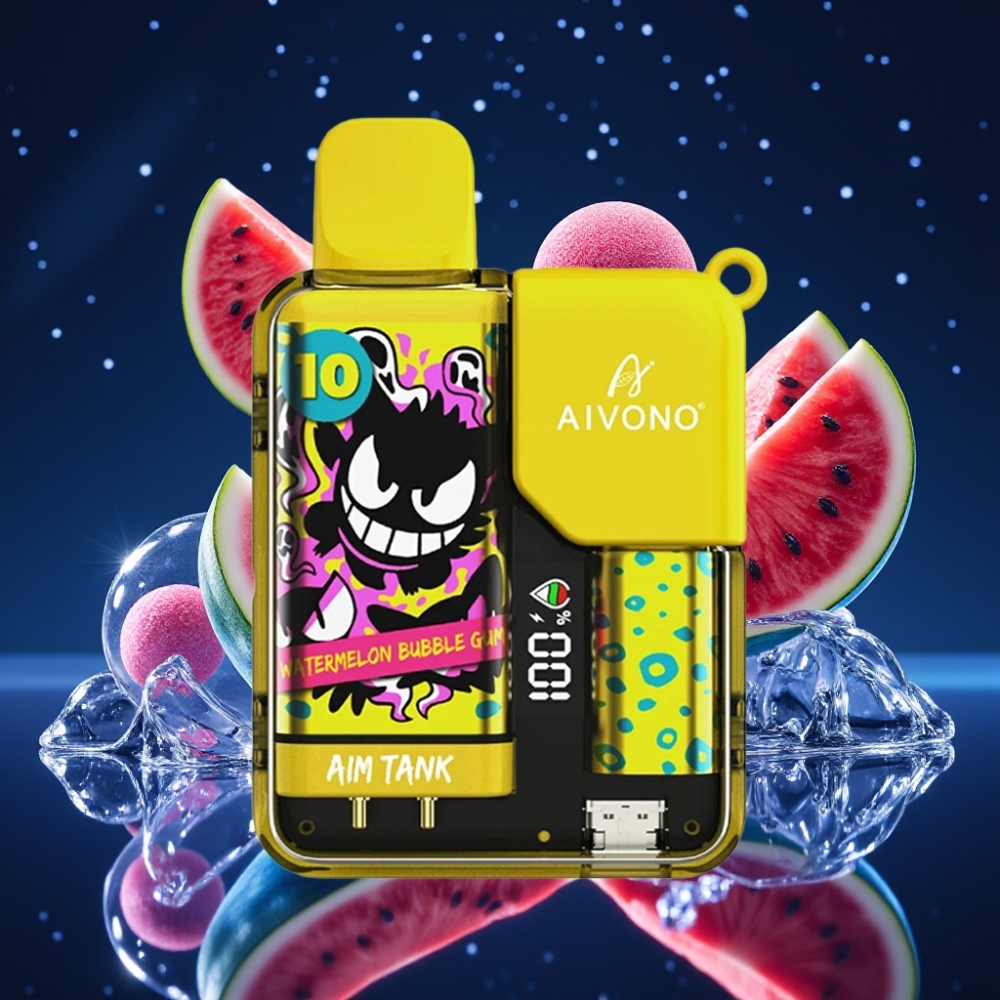 Aivono AIM-TANK 9500 Puffs 18ml Vesimelonimullgummi Ühekordne Vape
