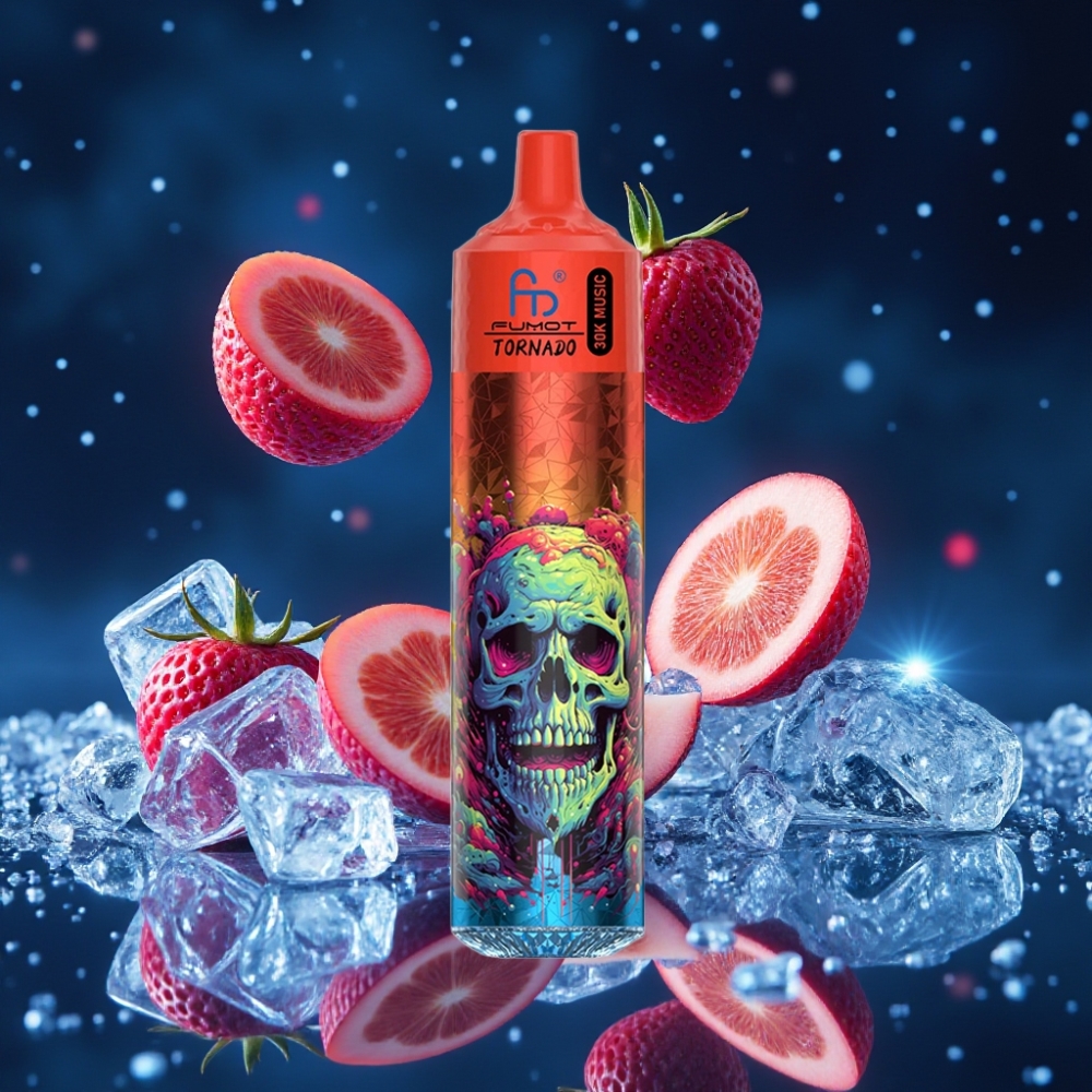 Fumot RandM Tornado 30000 Puhang Ühekordne Vape Lõbus Jää 30 000 Tuksu 30mL e-vedelik 1.0 Ohm võrkkruus