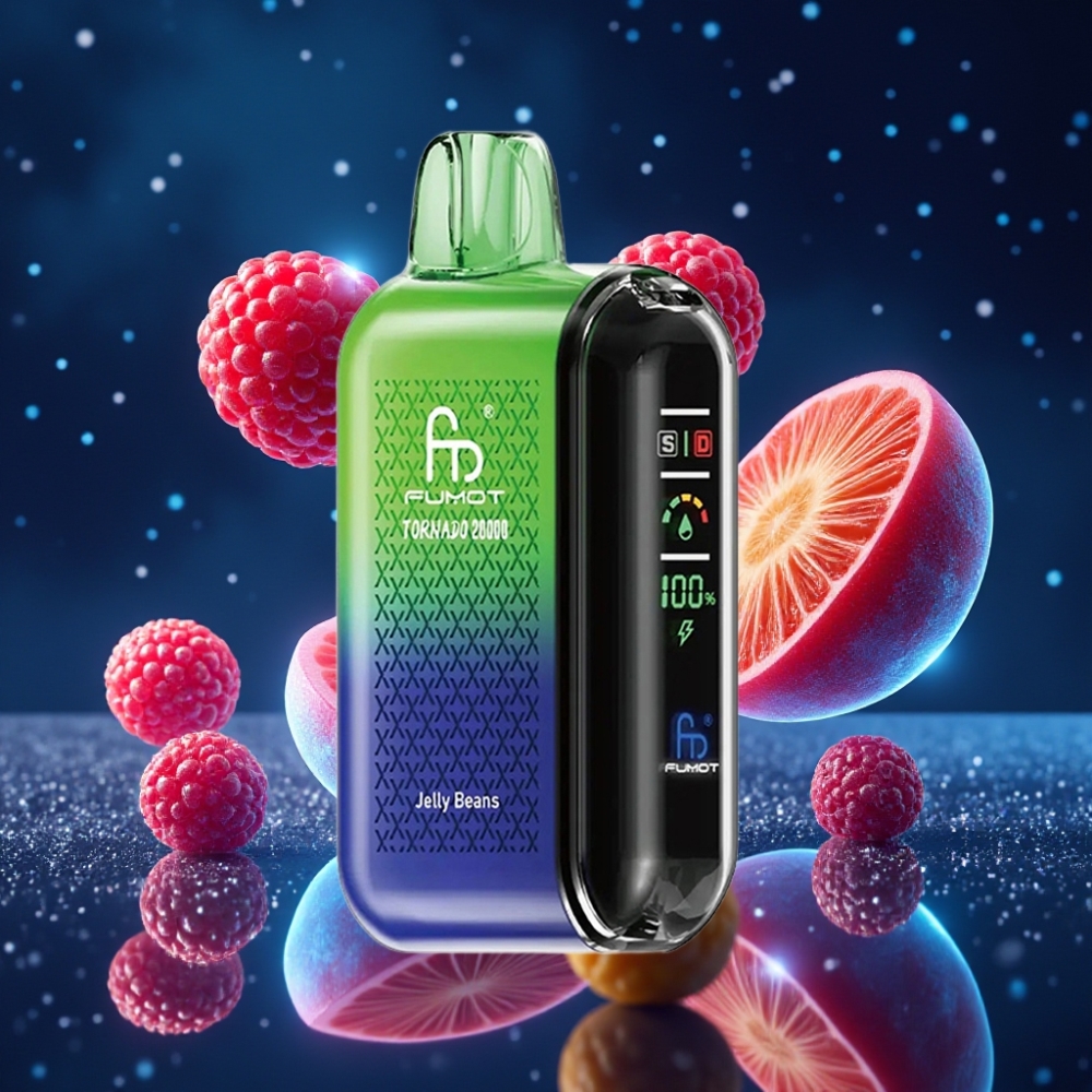 Fumot Tornado 20000 Puffs 20ml E-liquid 850mAh Akuga Jelly Beans