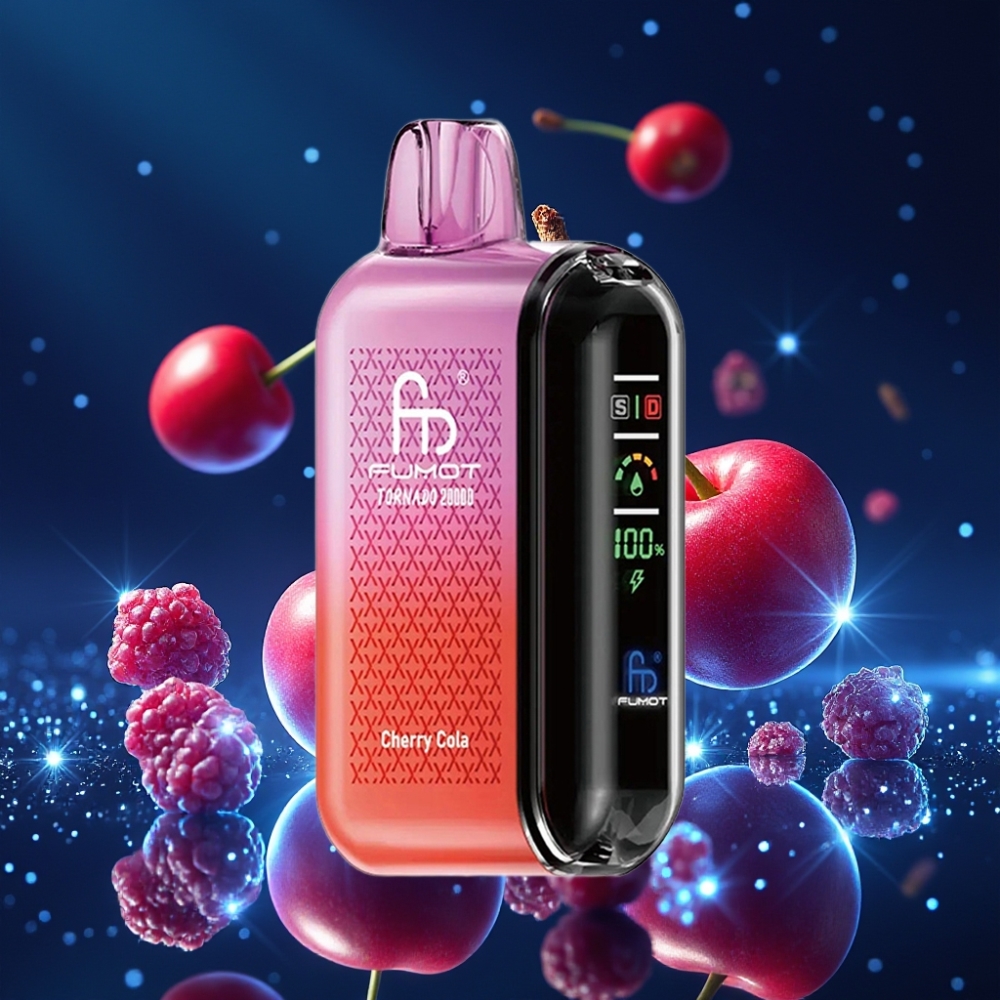 Fumot Tornado 20000 Puffs Dual Mesh Coil 20ml Mahla-Koola Ühekordne Vape