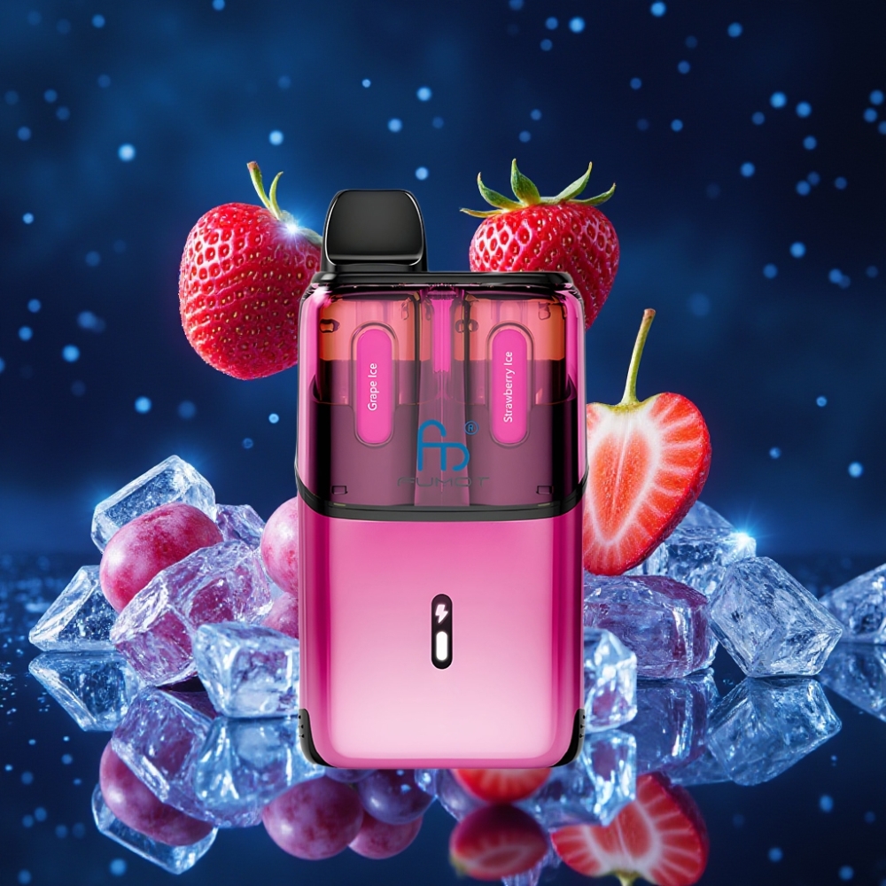 Fumot Ultra T32000 Ühekordne Vape 32000 Puffs 800mAh Vine-Jää - Maasika-Jää