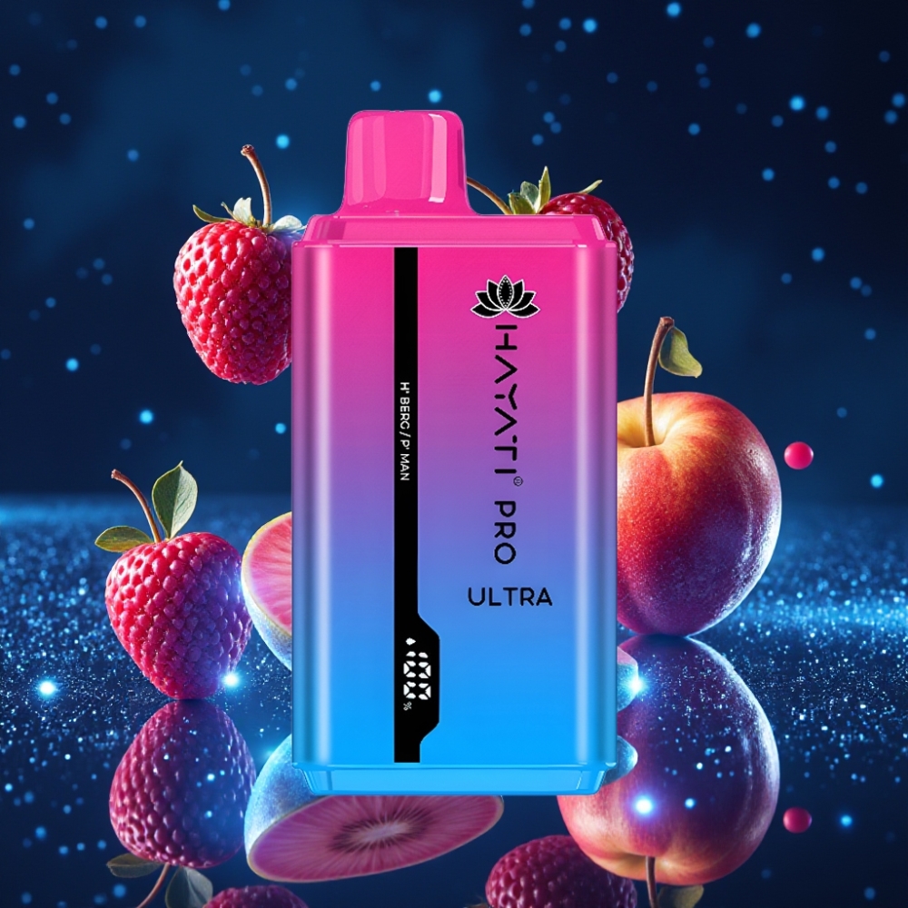 Hayati Pro Ultra 15000 Puffs 850mAh 24ml 2% Nikotiini 49 Maitset