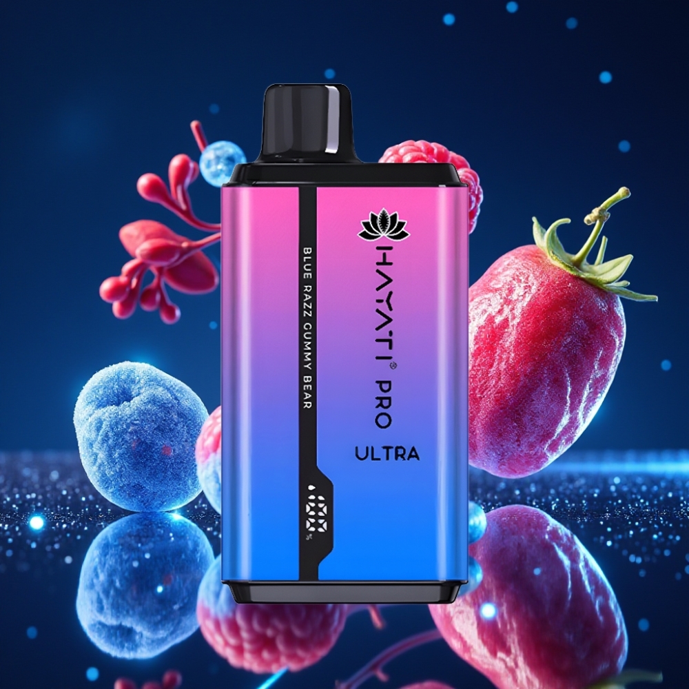 Hayati Pro Ultra 15000+ Puffs 850mAh 2×12ml 2% Nikotiin Sinised Vahakommid