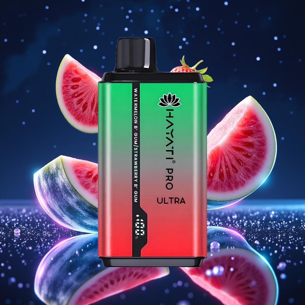 Hayati Pro Ultra 15000 Puffs Ühekordne Vape 850mAh 24ml 2% Nikotiin Arbuusi-Mullkommi Maasika-Mullkommi