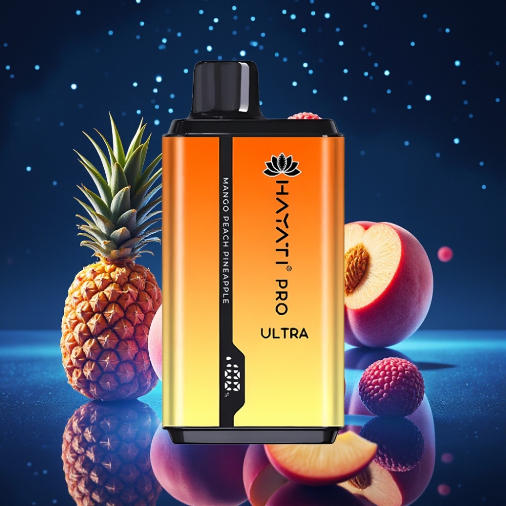 Hayati Pro Ultra 15000 Puhangu Mango-Virsik-Ananass Mahutavus 2×12ml Nikotiinitugevus 2%