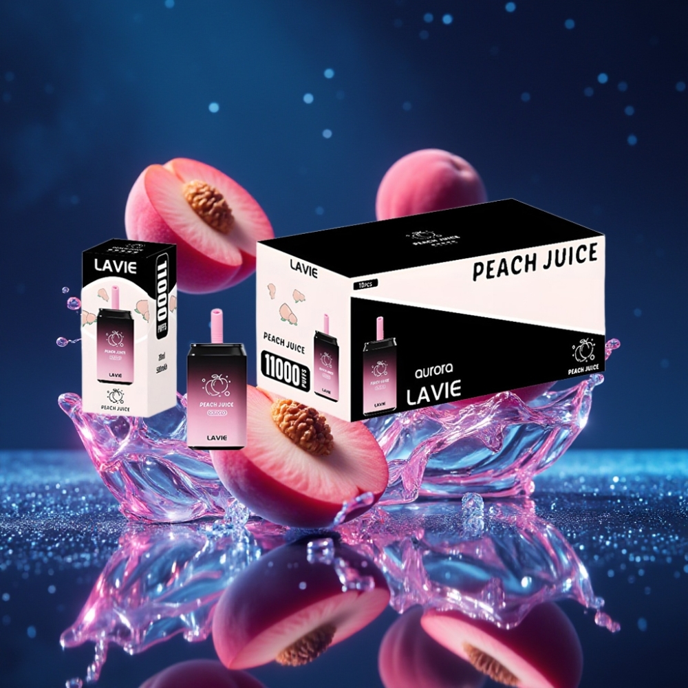 LAVIE Aurora 11000 Lööki Ühekordne Vape Pirnimahl - 22ML, 650mAh, Type-C Laadimine, 0%, 2% või 5% Nikotiini
