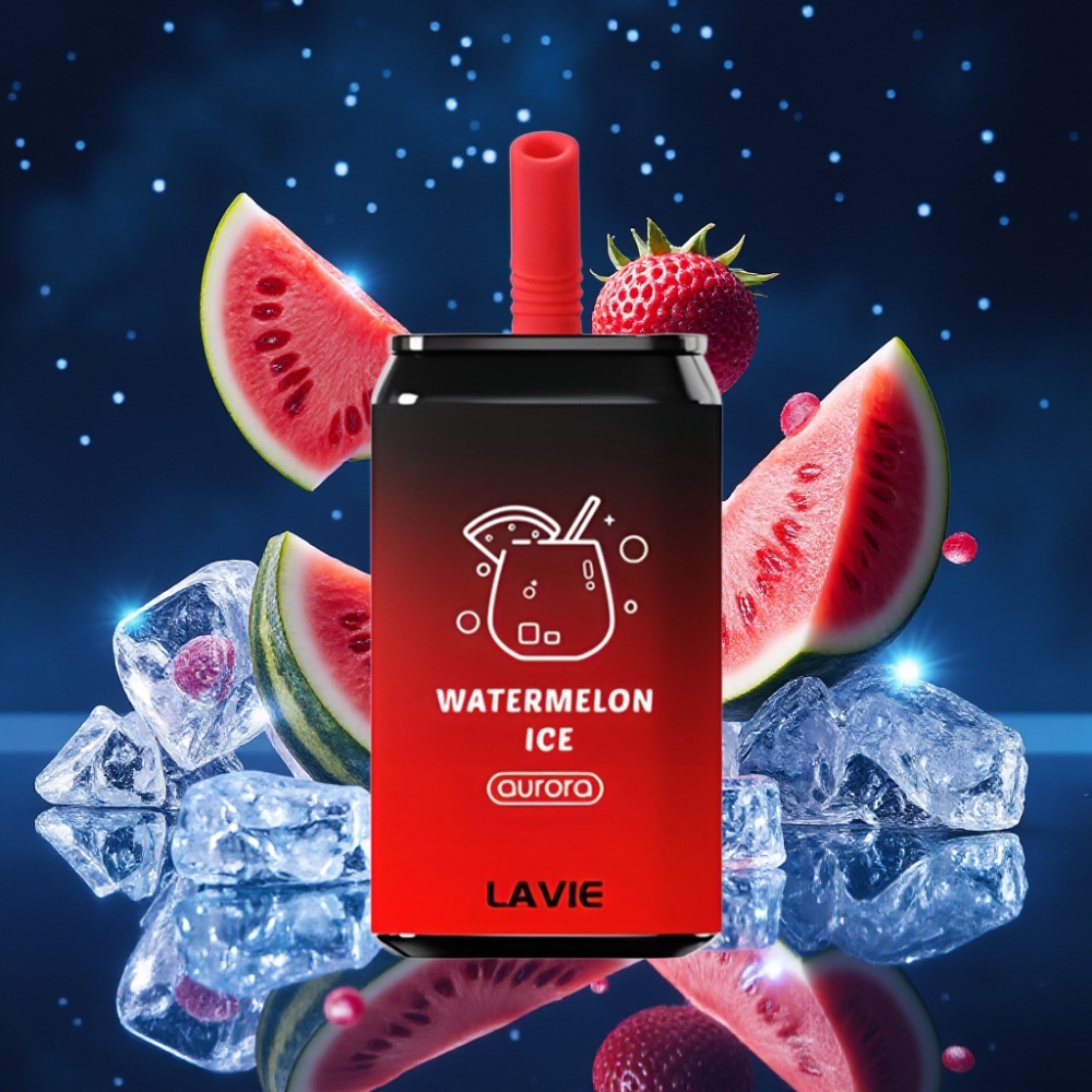 LAVIE Aurora 11000 Puffs Ühekordne Vape Arbujajää (Watermelon Ice) – 22ML/650mAh/Type-C