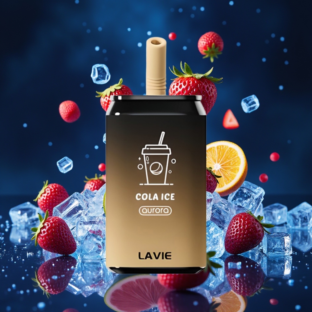LAVIE Aurora 11000 Puffs Ühekordne Vape Koola Jää | Kaal: 0.095 kg | Mõõtmed: 3.5 × 3.5 × 9 cm | Nikotiin: 0%, 2%, 5% | Mahutavus: 22ML