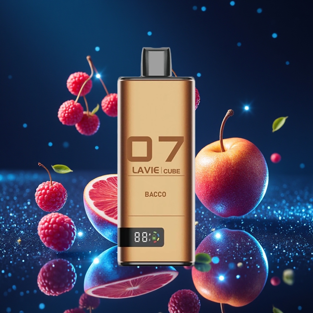 Lavie Cube 20000 Puffs Ühekordne Vape Bacco 28ML 600mAh Type-C