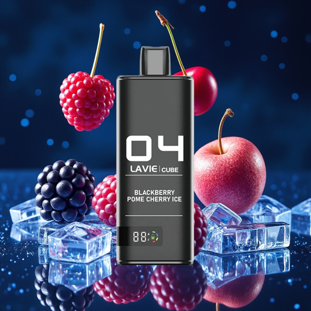 Lavie Cube 20000 Puffs Ühekordne Vape Mustika-Marja Jää