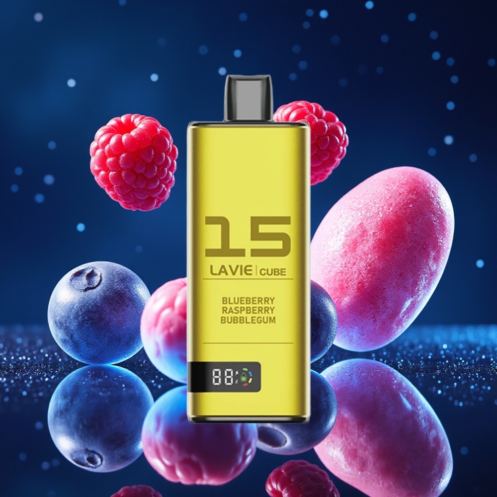 Lavie Cube 20000 Puffs Ühekordne Vape Sinise Vaarika Mullikummiga