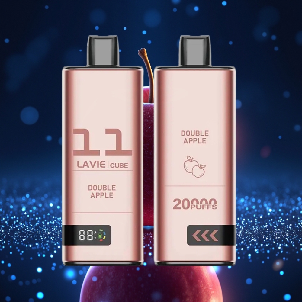 Lavie Cube 20000 Puffs Ühekordne Vape Topeltõun 28ml 600mAh Type-C
