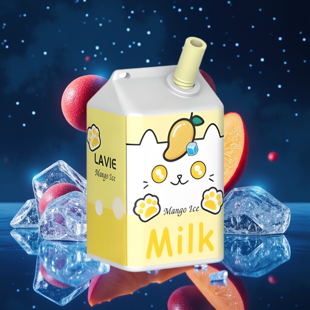 LAVIE Milk 7000 Puffs Ühekordne Vape Mangojää (16ML, 600mAh, Type-C)