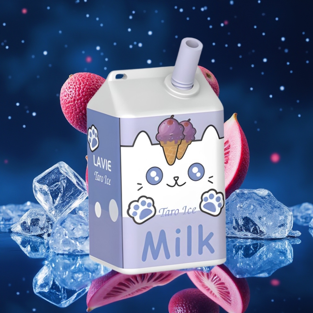 LAVIE Milk 7000 Puffs Ühekordne Vape Taro Ice 16ML/600mAh/7000 Puffs