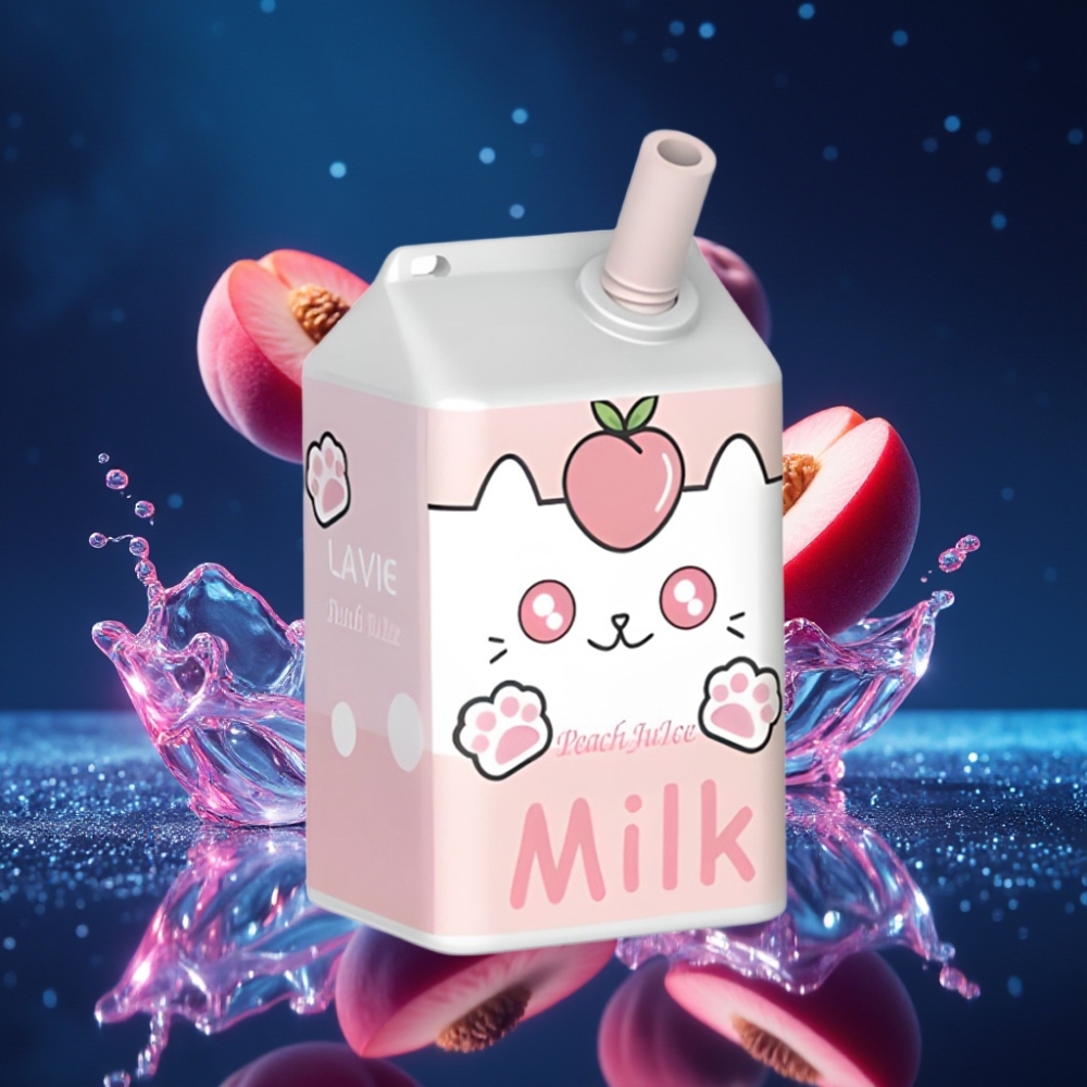 LAVIE Milk 7000 Puffs Ühekordne Vape Virsiku Mahla 16ML/600mAh Type-C