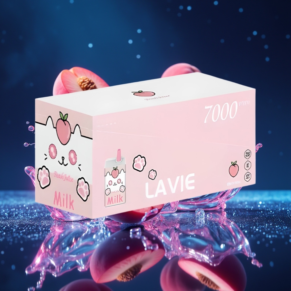 LAVIE Milk 7000 Puffs Ühekordne Vape Virsiku Mahla 16ML/600mAh Type-C
