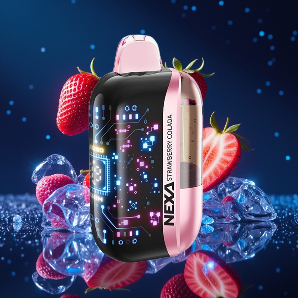 NEXA Ultra 50K 20ml 5% Maitse Maasikas-Kookos Ühekordne Vape 800mah 3d Kumer Ekraan