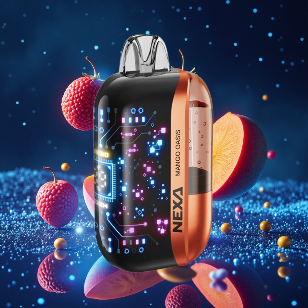 NEXA Ultra 50K Ühekordne Vape 20ml 5% Mango Oasis 800mAh 3D Curved Screen