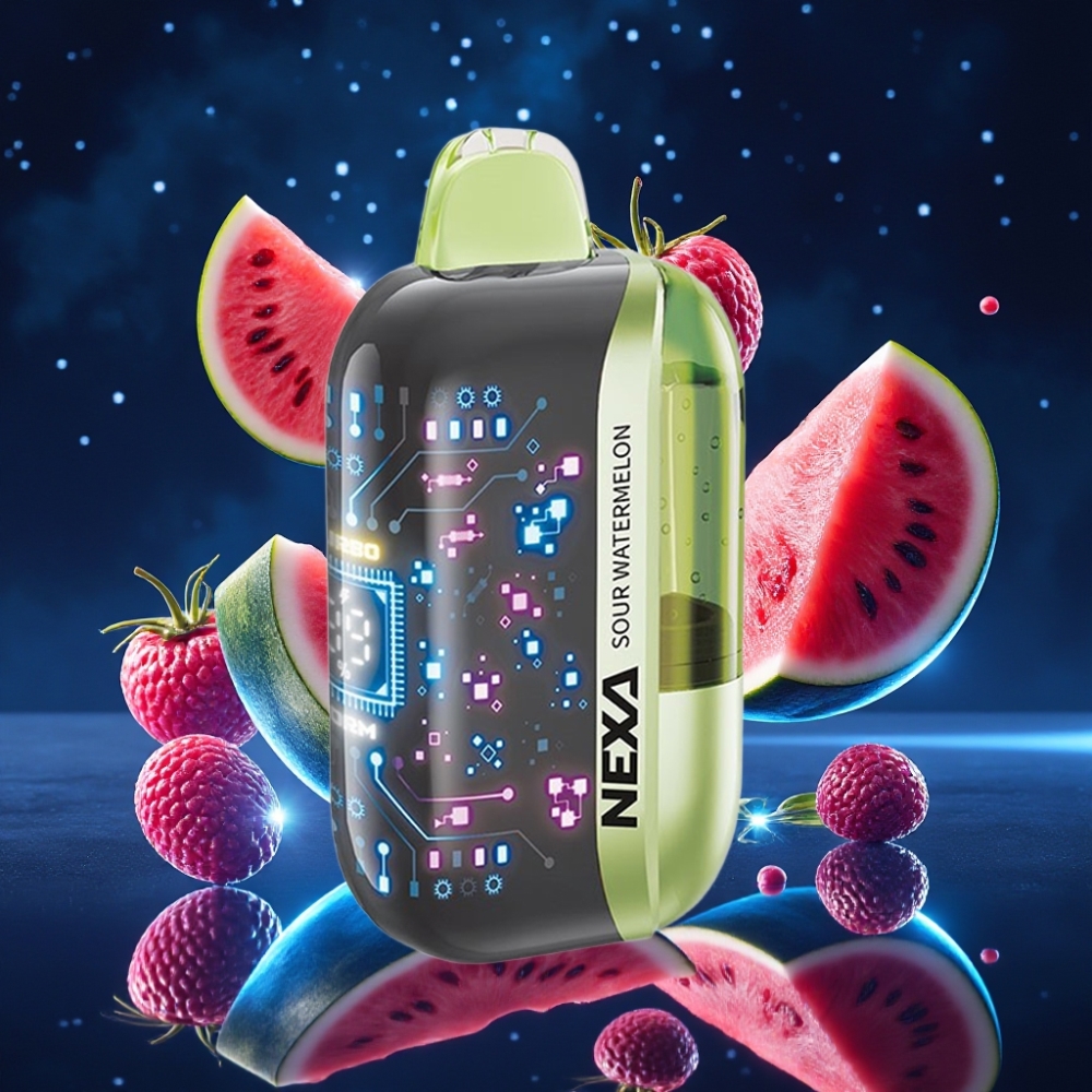 NEXA Ultra 50K Ühekordne Vape Hapukarp 20ml 800mAh 5% Nikotiini 0.9ohm Dual Mesh 3D Ekraan Type-C