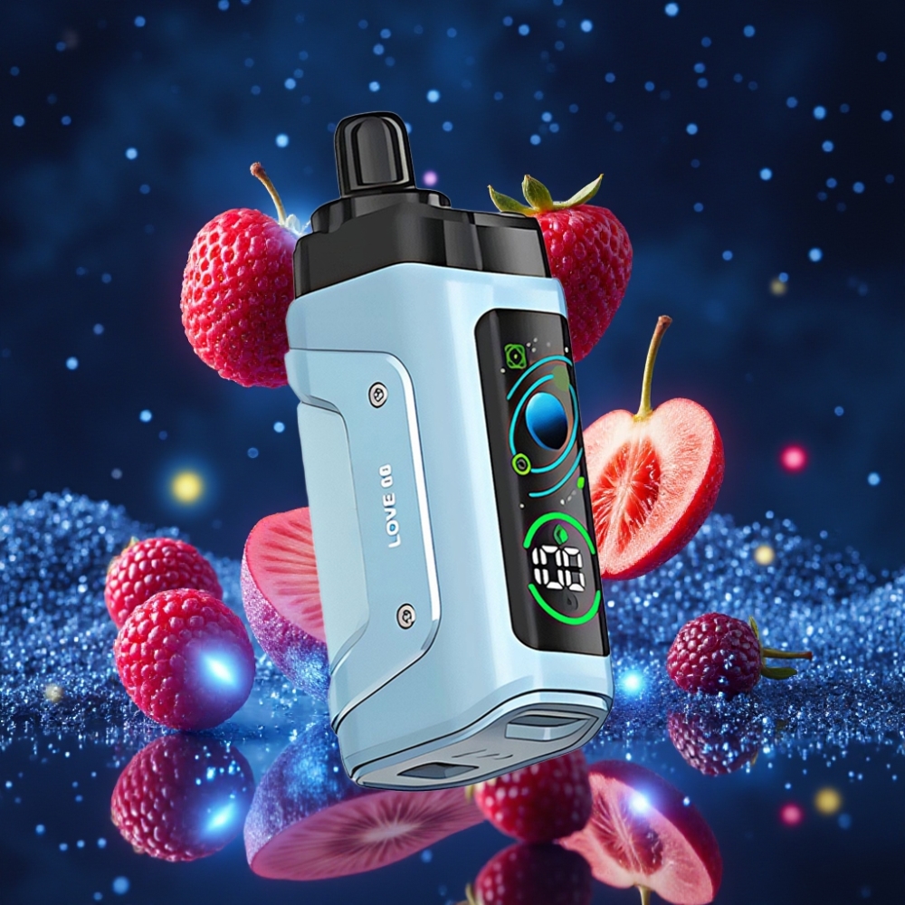 Razz Bar 45000 Lööki Disposabel Vape Armastus 66 – 1.0 Ohm Mesh Coil, Reguleeritav Õhuvool, 650 Mah Akuga, Type-C Laadimisega, 20 mg/ml Nikotiinitugevus