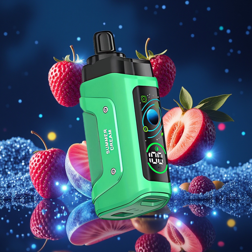 Razz Bar 45000 Puffs Ühekordne Vape Suvine Unistus – 1.0 Ohm Mesh, Reguleeritav Õhuvool, 650 mAh Akutüüp-C