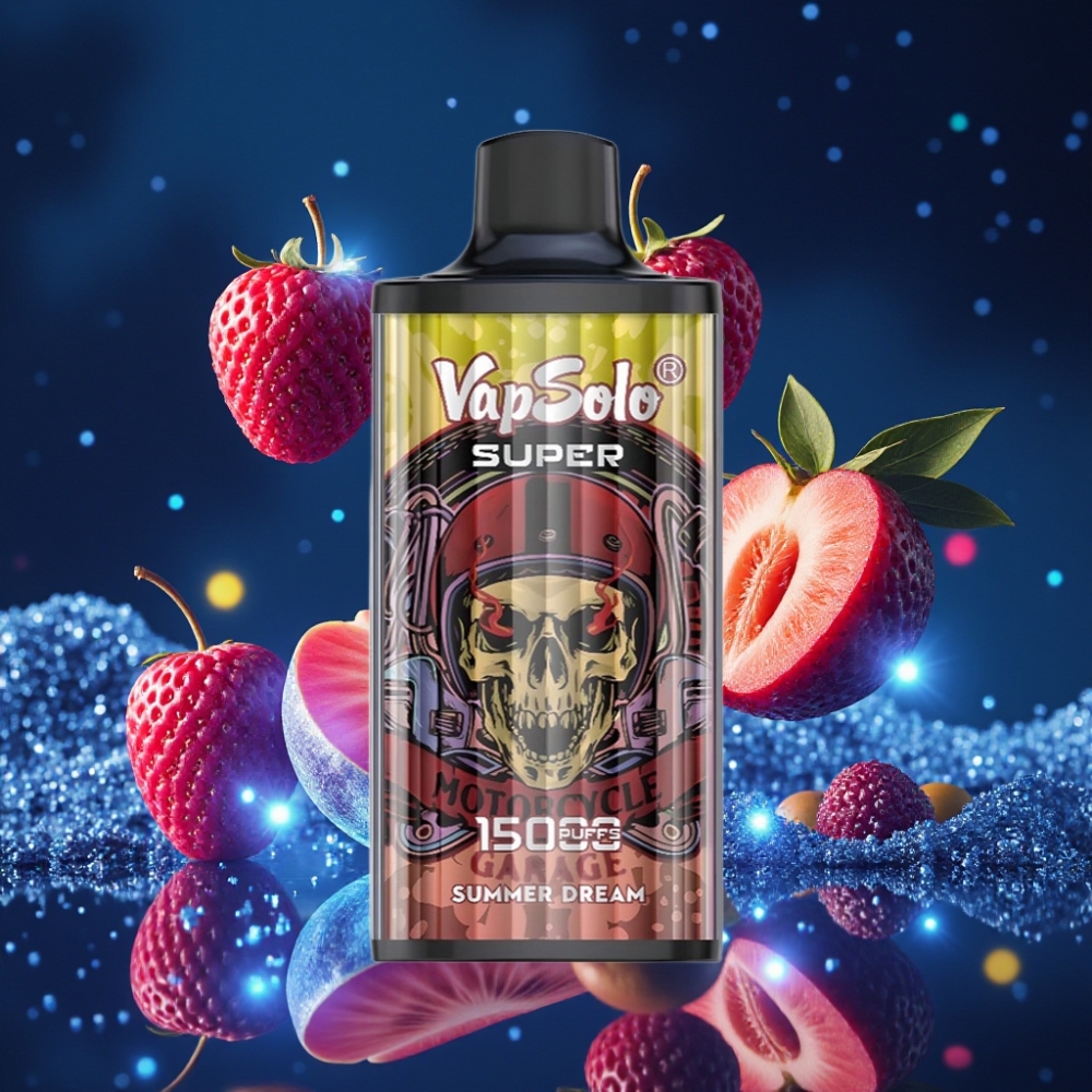 Vapsolo Super 15000 Puffs Disposabelne Vape Suvine Unistus / 40ml / 850mAh / Type-C