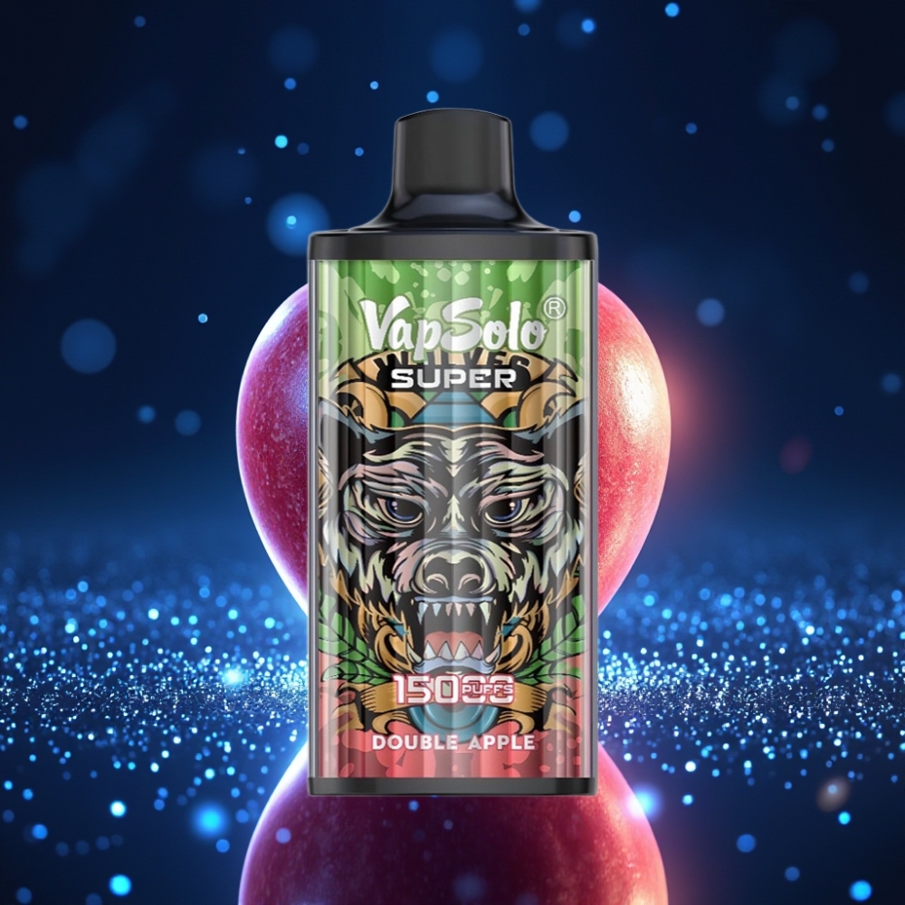 Vapsolo Super 15000 Puffs Disposabelne Vape Topelt Õun 40ml E-vedelik 850mah Type-C