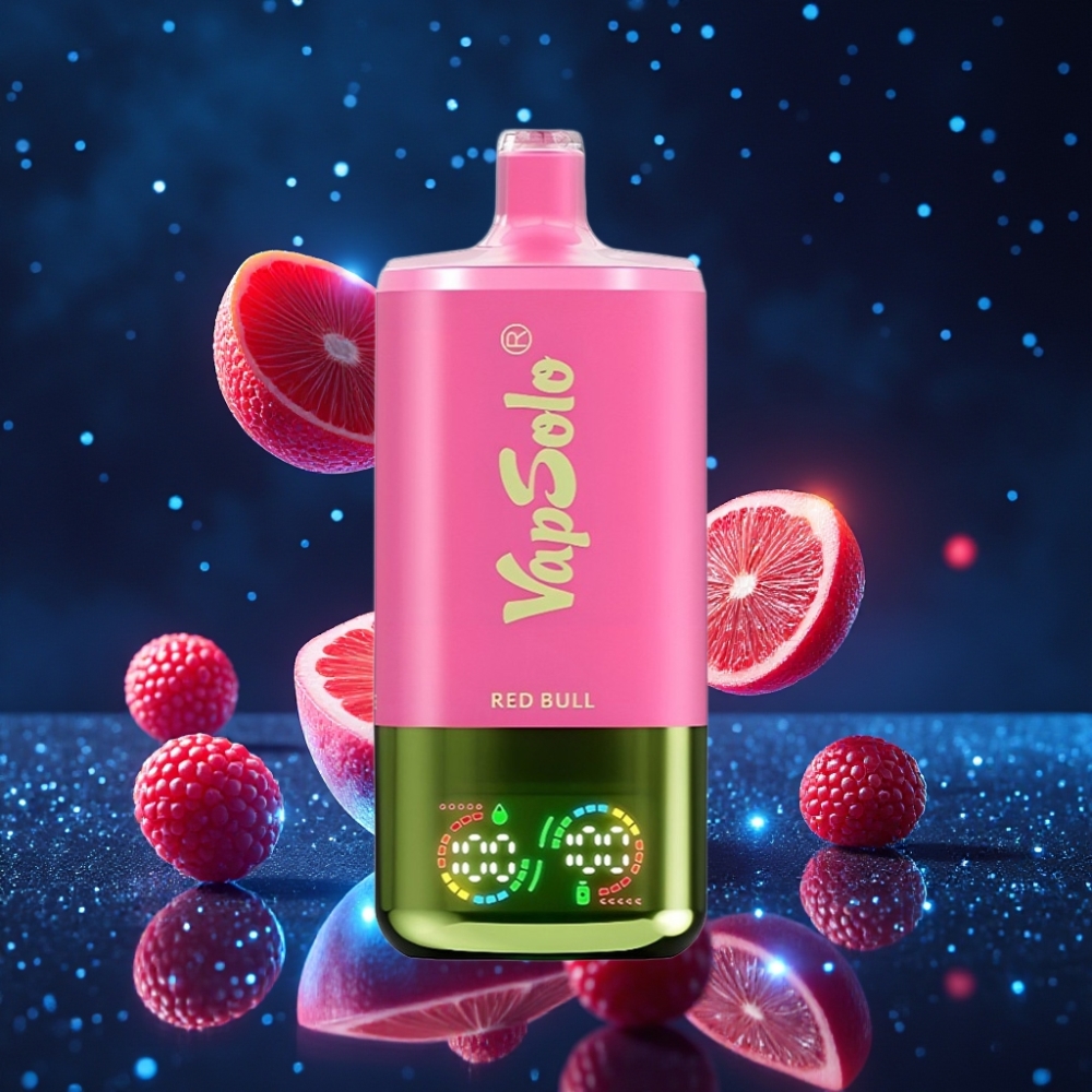 VapSolo Triple 30000 Puffs Ühekordne Vape Punane Sõnn 40ml 20mg/ml/50mg/ml Type-C
