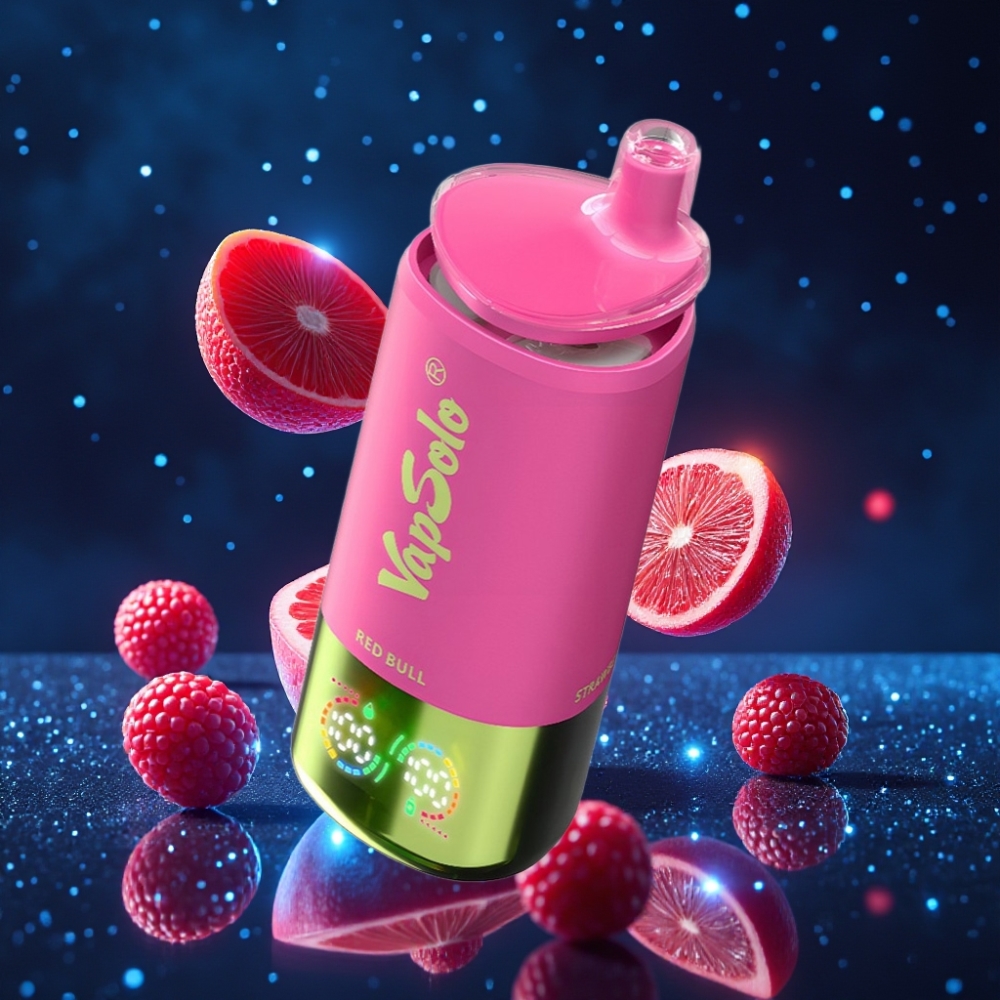 VapSolo Triple 30000 Puffs Ühekordne Vape Punane Sõnn 40ml 20mg/ml/50mg/ml Type-C