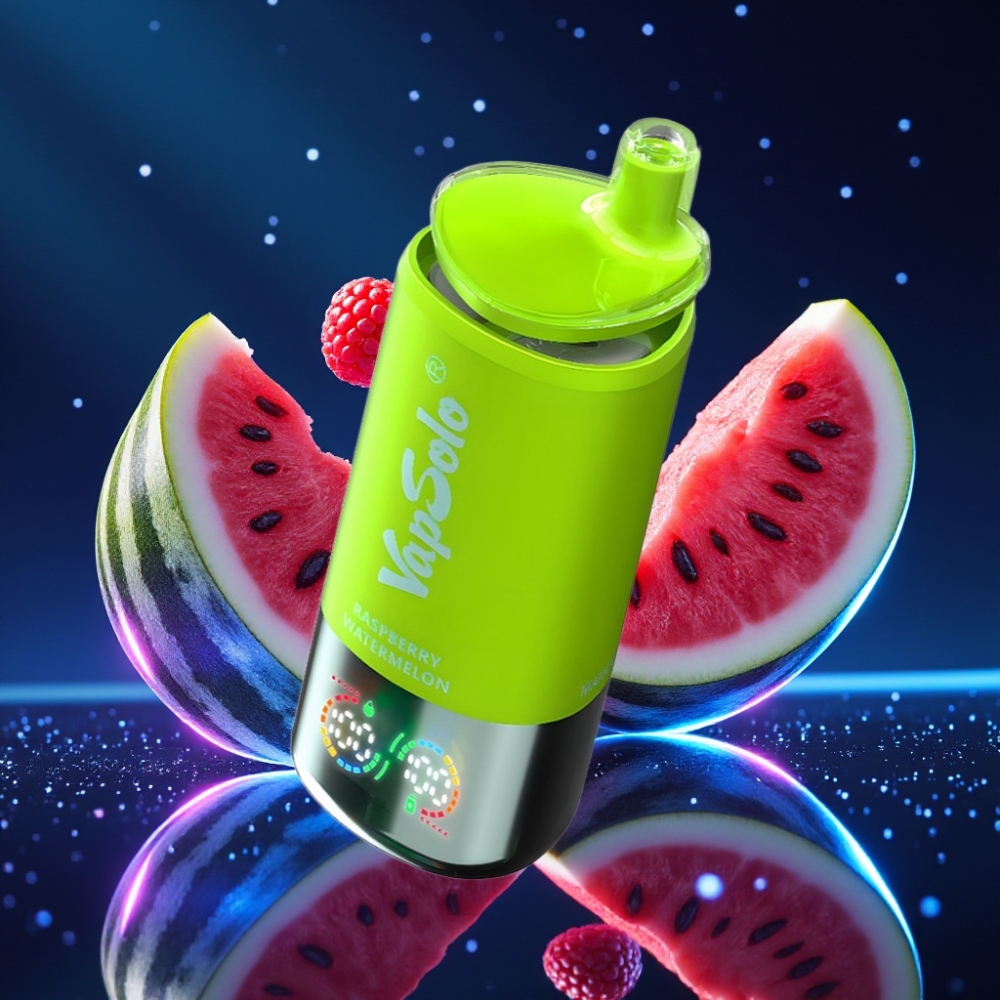 Vapsolo Triple 30000 Puffs Disposabelne Vape Vaarikas-Arbuus, 40ml e-vedelik, 20 mg/ml või 50 mg/ml nikotiini, Type-C laadimine