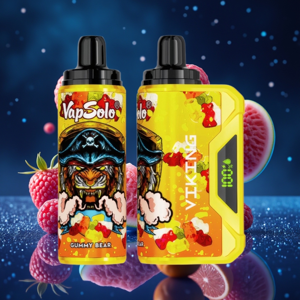 VapSolo VIKING 12000 Puffs 22ml Gummy Karu Lahtisest Vape Type-C Laadimisega