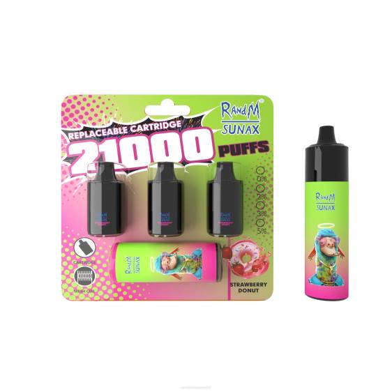 RandM Sunax 21000 õhuvoolu juhtpuldi vahetatav vape seade 1tk 2X4T267 RandM vape sale maasikasõõrik