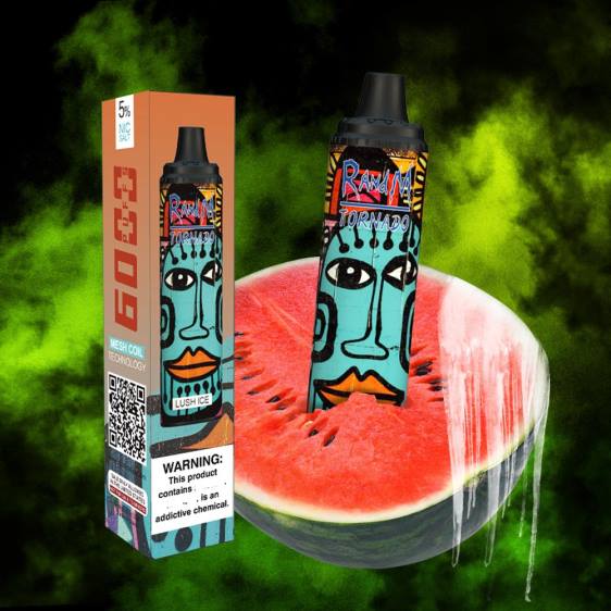 RandM Tornado 6000 õhuvoolu reguleeriv vape pod seade 1tk 2X4T284 RandM vape flavors viinamarja jää