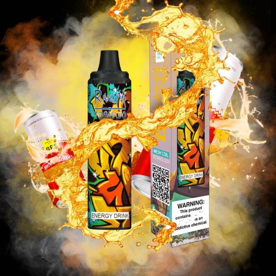 RandM Tornado 6000 õhuvoolu reguleeriv vape pod seade 1tk 2X4T284 RandM vape flavors viinamarja jää