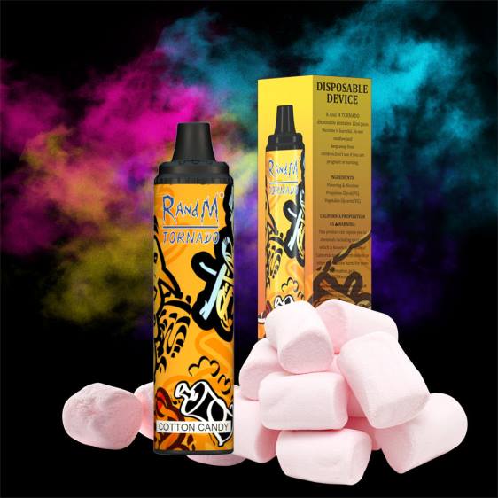 RandM Tornado 6000 õhuvoolu reguleeriv vape pod seade 1tk 2X4T284 RandM vape flavors viinamarja jää