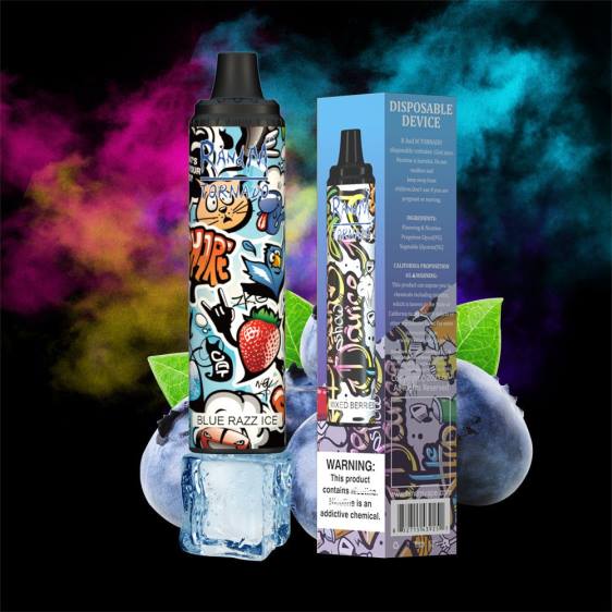 RandM Tornado 6000 õhuvoolu reguleeriv vape pod seade 1tk 2X4T284 RandM vape flavors viinamarja jää