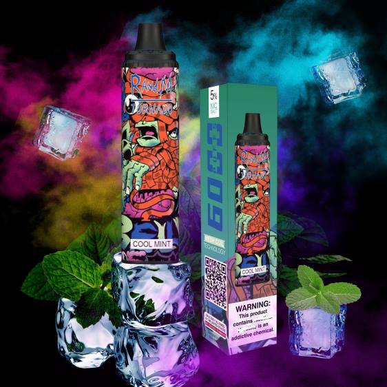 RandM Tornado 6000 õhuvoolu reguleeriv vape pod seade 1tk 2X4T284 RandM vape flavors viinamarja jää