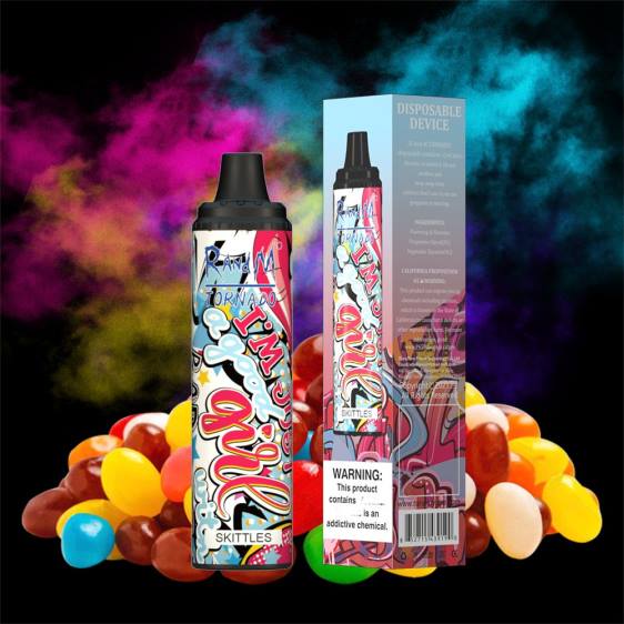 RandM Tornado 6000 õhuvoolu reguleeriv vape pod seade 1tk 2X4T284 RandM vape flavors viinamarja jää