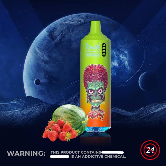 RandM Tornado 9000 vape pod seade 1tk versioon 1 2X4T128 RandM vape buy online maasikas arbuus