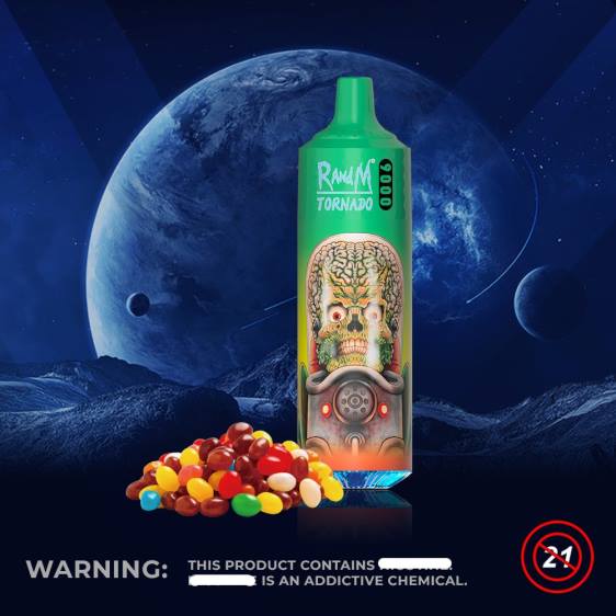 RandM Tornado 9000 vape pod seade 1tk versioon 1 2X4T131 RandM vape eesti vikerkaare kommid