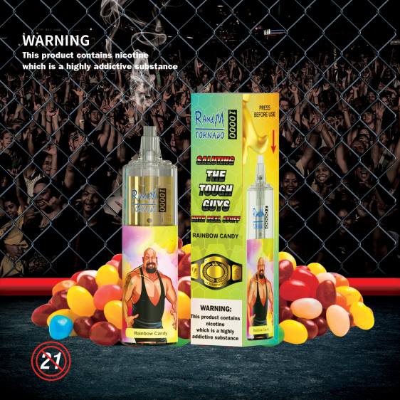 RandM Tornado 10000 õhuvoolu reguleeriv vape seade 1tk 2X4T105 RandM disposable vape segatud marja