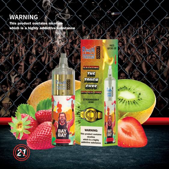 RandM Tornado 10000 õhuvoolu reguleeriv vape seade 1tk 2X4T105 RandM disposable vape segatud marja