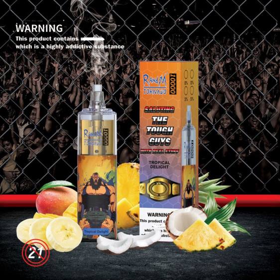 RandM Tornado 10000 õhuvoolu reguleeriv vape seade 1tk 2X4T105 RandM disposable vape segatud marja