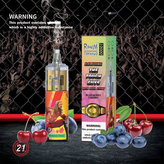 RandM Tornado 10000 õhuvoolu reguleeriv vape seade 1tk 2X4T105 RandM disposable vape segatud marja