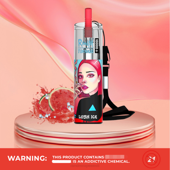 RandM Tornado 10000 plus õhuvoolu reguleeriv vape seade 1tk 2X4T79 RandM tornado price maasikas arbuus